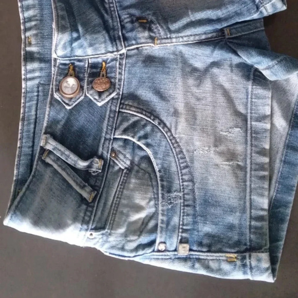 Emporio Brazilian  designer denim woman short size 36 - Picture 2 of 8